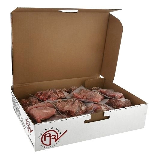 Double Red Provisions Sirloin Butterfly Beef Steak, 6 Ounce -- 28 per case.