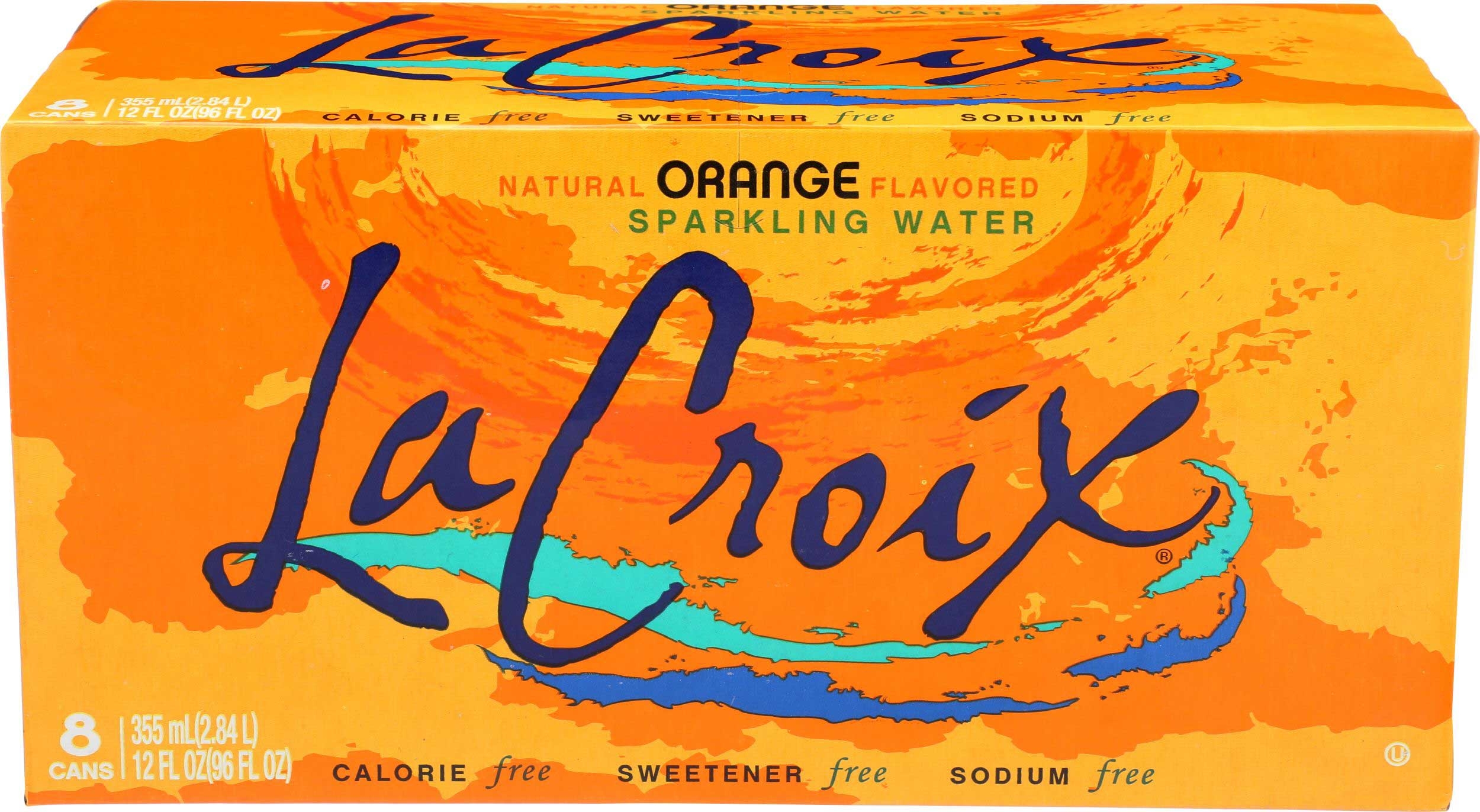 La Croix Orange Sparkling Water, 96 Fluid Ounce -- 3 per case