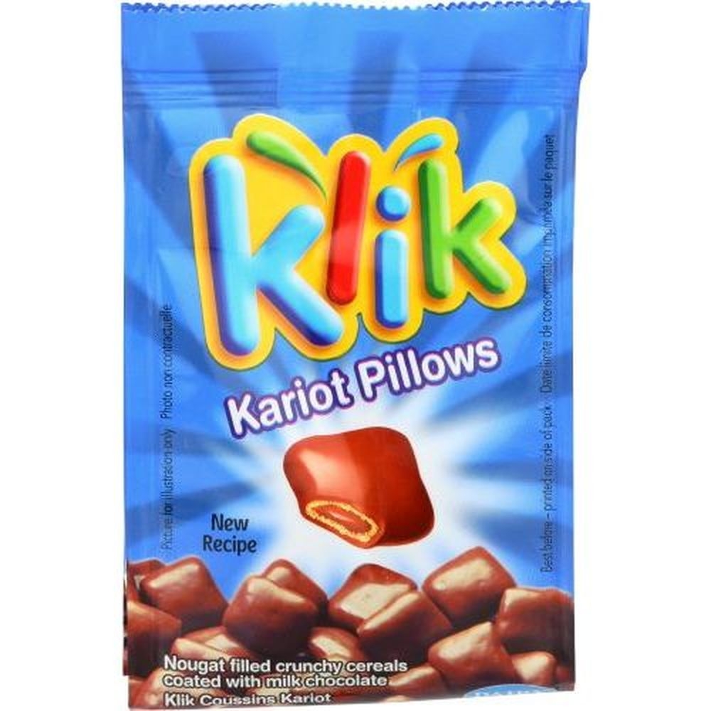 Klik Chocolate Covered Kariot Pillows, 2.64 Ounce -- 16 per case