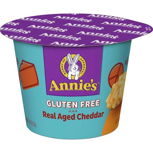 Annies Gluten Free Cheddar Macaroni and Cheese Pasta, 2.01 Ounce -- 12 per case.