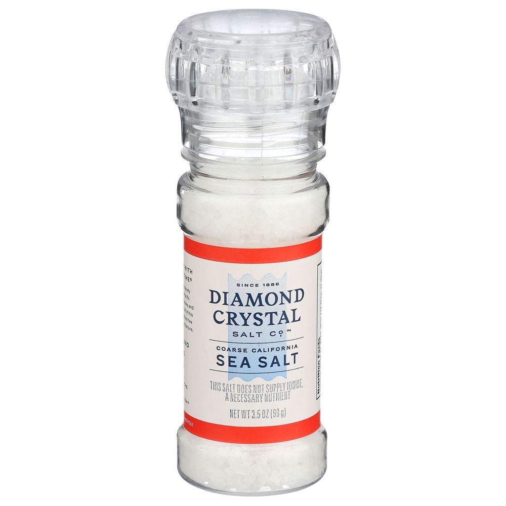 Diamond Crystal Coarse California Sea Salt, 3.5 Ounce -- 12 per case