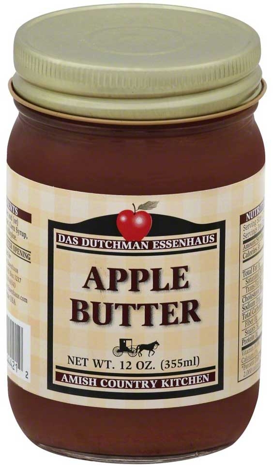 Essenhaus Apple Butter Fruit Spread, 12 Ounce -- 12 per case