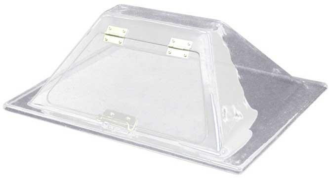 Winco BenchmarkUSA Plexiglass Sneeze Guard for 30 Dog Roller Grill -- 10 set per case
