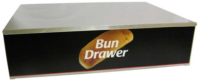 Winco BenchmarkUSA Dry Hot Dog Bun Box for 30 Dog Roller Grill -- 1 set