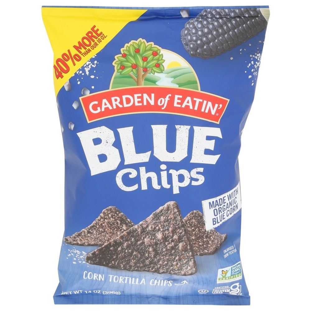 Garden of Eatin Blue Chips Corn Tortilla Chips, 14 Ounce -- 6 per case
