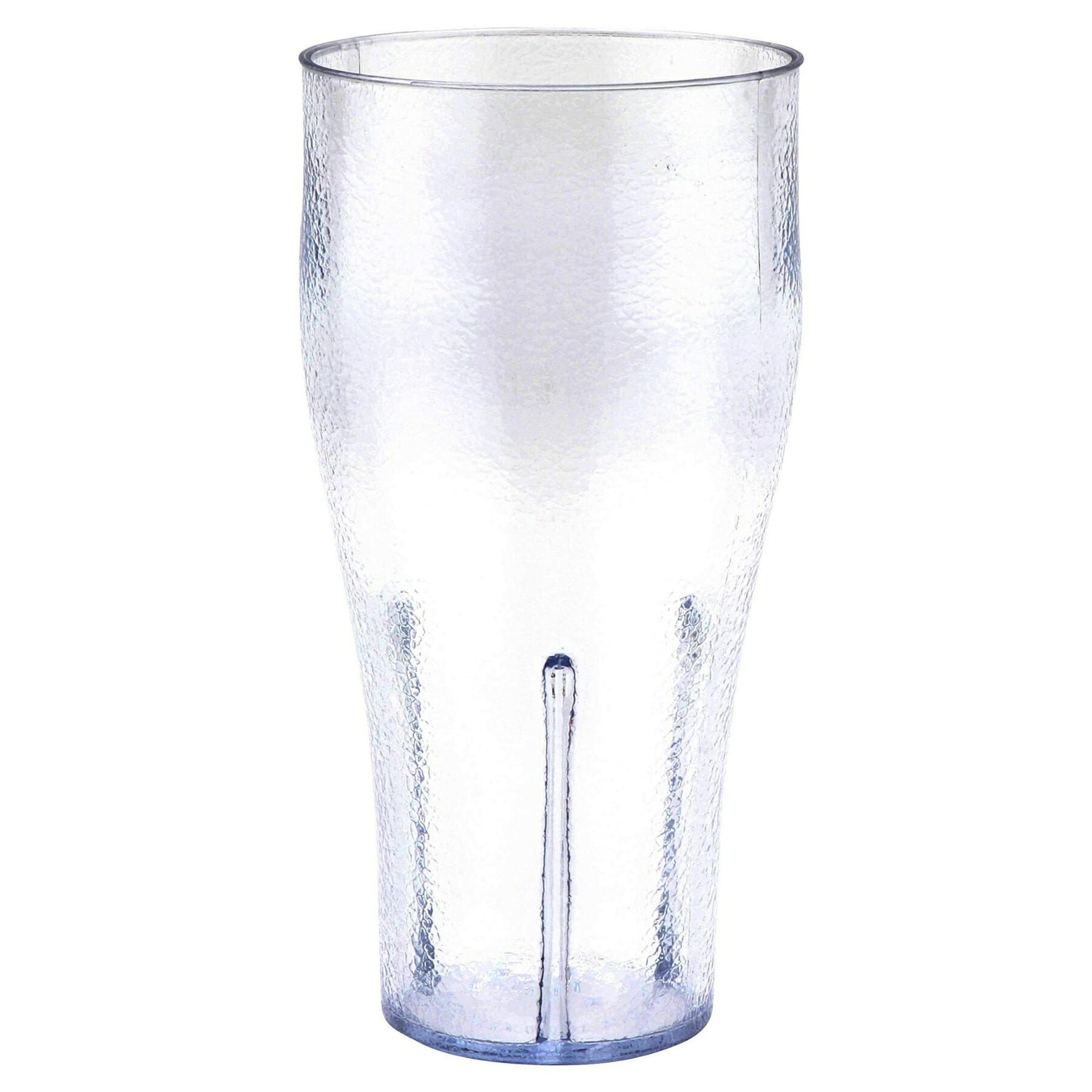 GET Enterprises inc Styrene Acrylonitrile Clear Textured Bell Soda Tumbler, 24 Ounce -- 72 per case