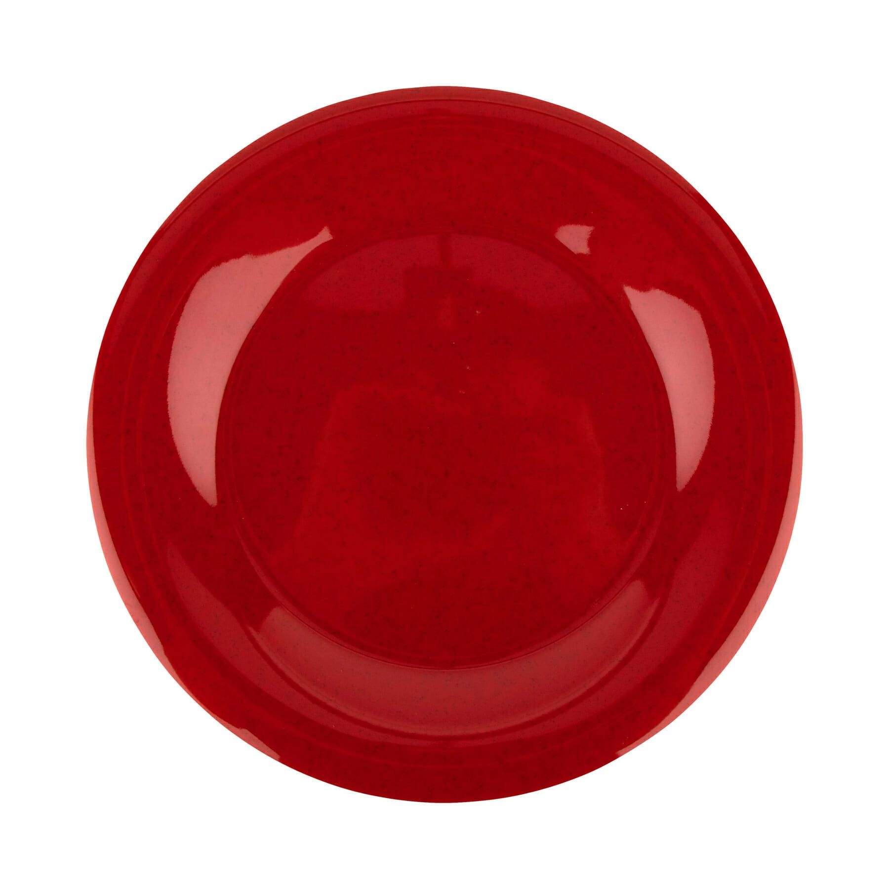 GET Enterprises inc Red Sensation Melamine Round Wide Rim Plate, 6.5 inch -- 48 per case.