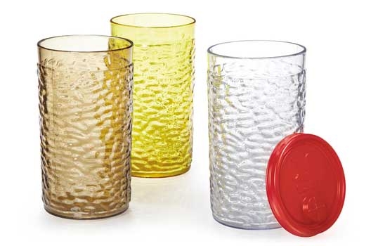 GET Enterprises inc Styrene Acrylonitrile Waikiki Tumbler, 16 Ounce -- 72 per case.