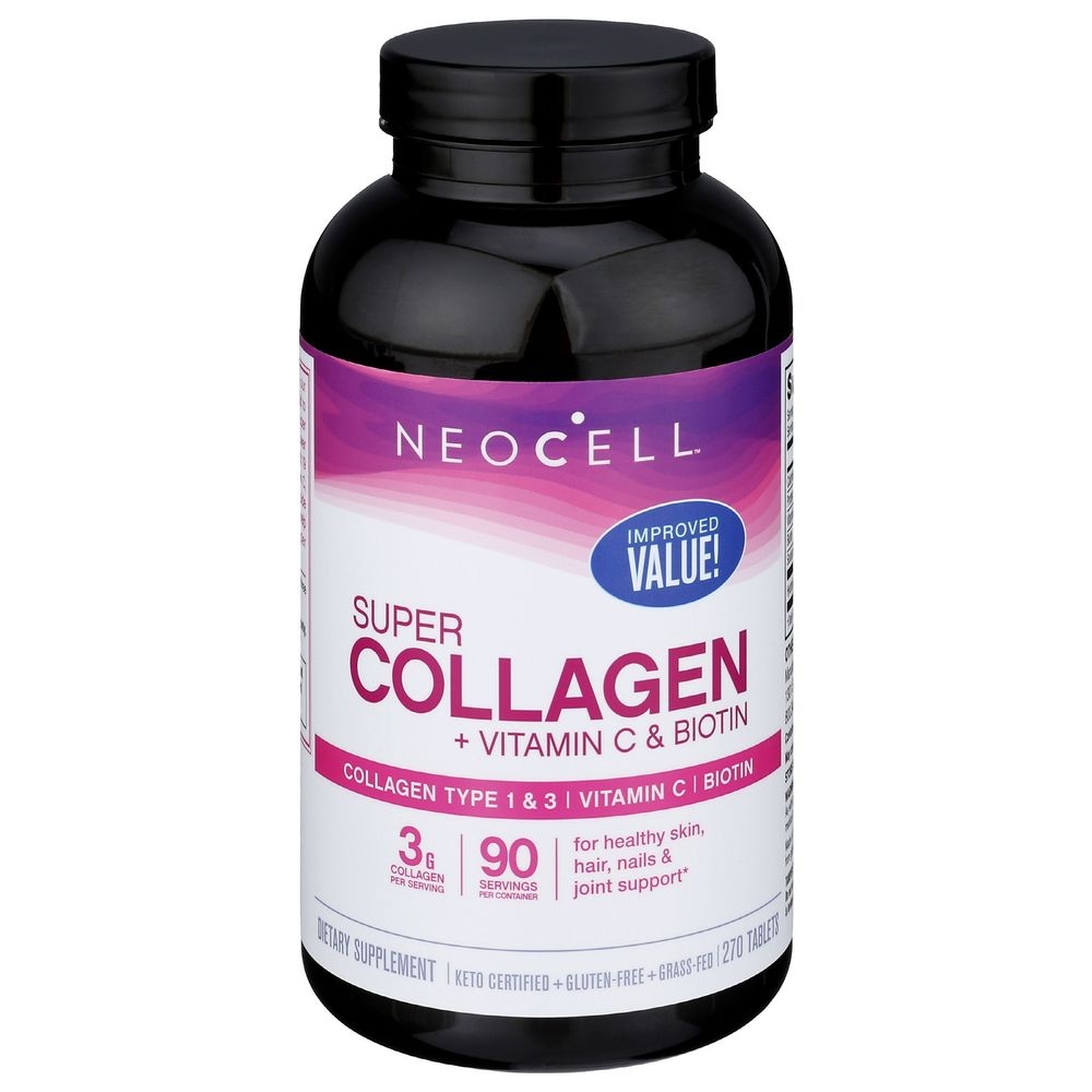 Neocell Super Collagen Plus Vitamin C and Biotin Dietary Supplement, 270 count