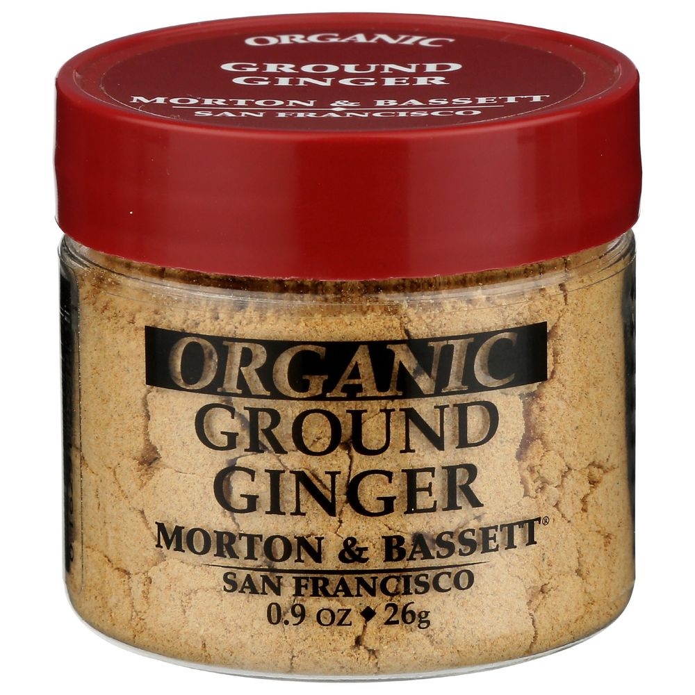 Morton and Bassett Spices Organic Ground Ginger, 0.9 Ounce -- 3 per case