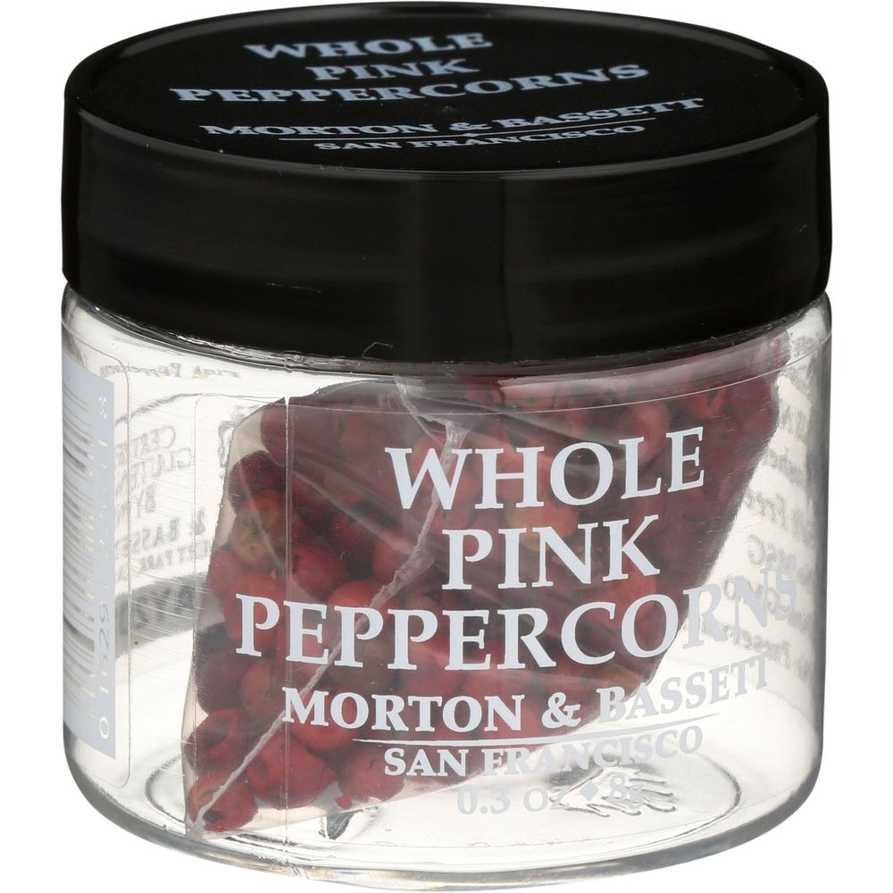 Morton and Bassett Whole Pink Peppercorns Seasoning, 0.3 Ounce -- 3 per case