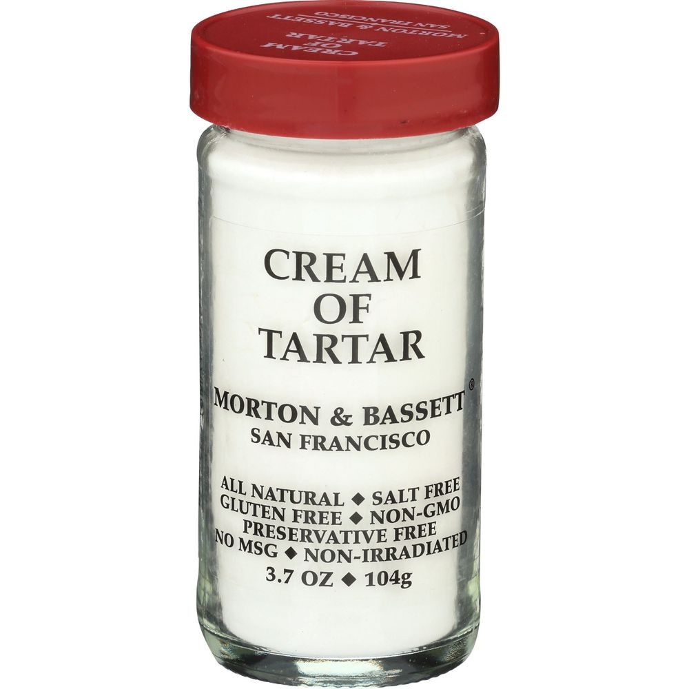 Morton and Bassett Spices Cream Of Tartar, 3.7 Ounce -- 3 per case