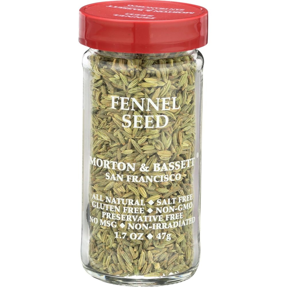 Morton and Bassett Fennel Seed, 1.9 Ounce -- 3 per case