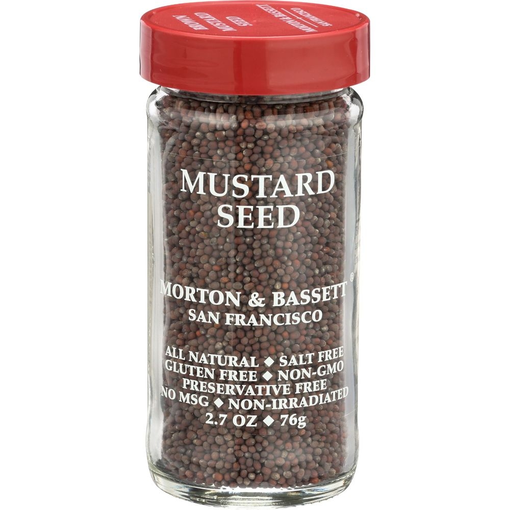 Morton and Bassett Brown Mustard Seed, 2.7 Ounce -- 3 per case