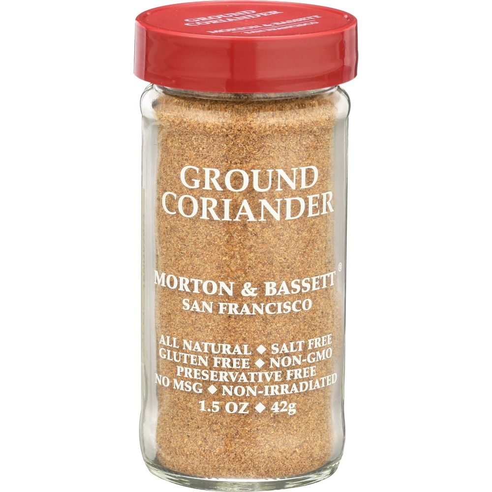 Morton and Bassett Ground Coriander, 1.5 Ounce -- 3 per case