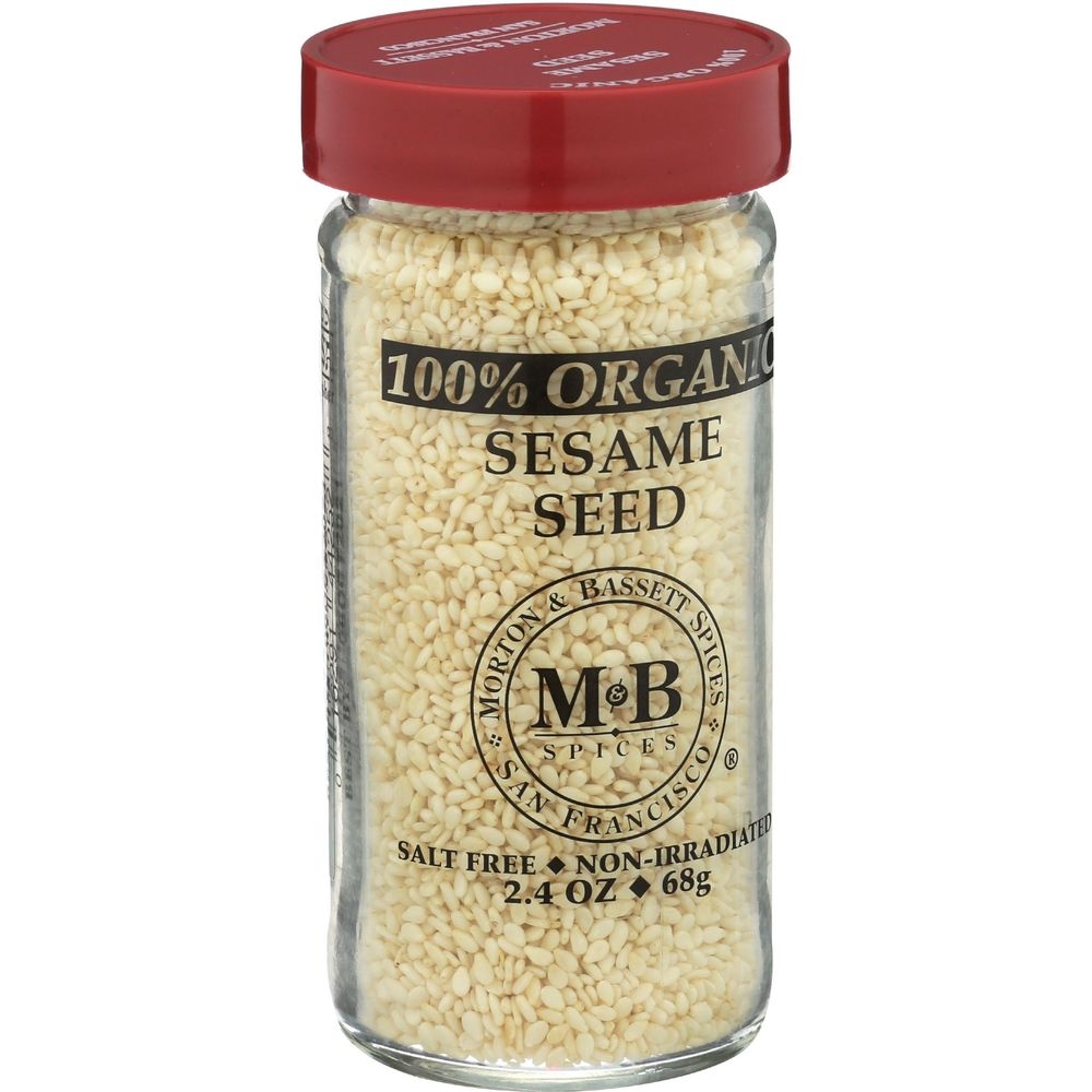 Morton and Bassett Organic Sesame Seed, 2.4 Ounce -- 3 per case
