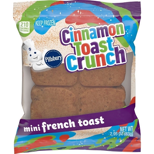 Pillsbury Cinnamon Toast Crunch Mini French Toast, 2.95 Ounce -- 72 per case.