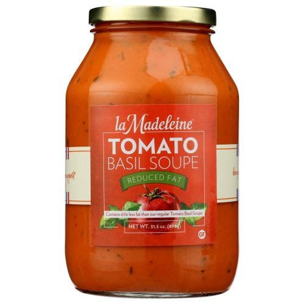La Madeleine Reduced Fat Tomato Basil Soup, 31 Ounce -- 6 per case