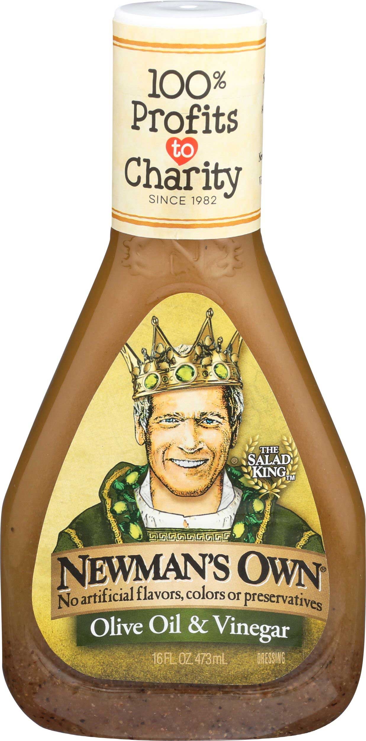 Newmans Own Olive Oil N Vinegar Dressing, 16 Ounce -- 6 per case