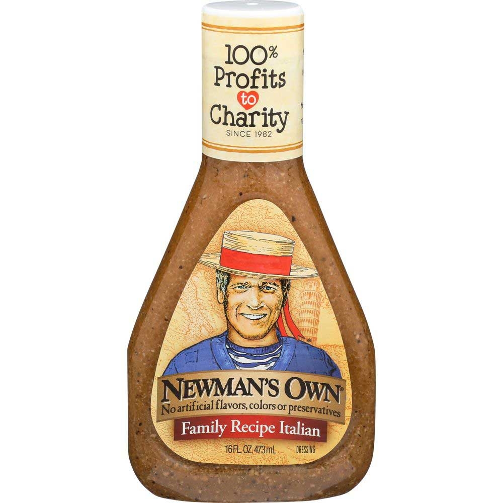 Newmans Own Family Recipe Italian Salad Dressing, 16 Fluid Ounce -- 6 per case