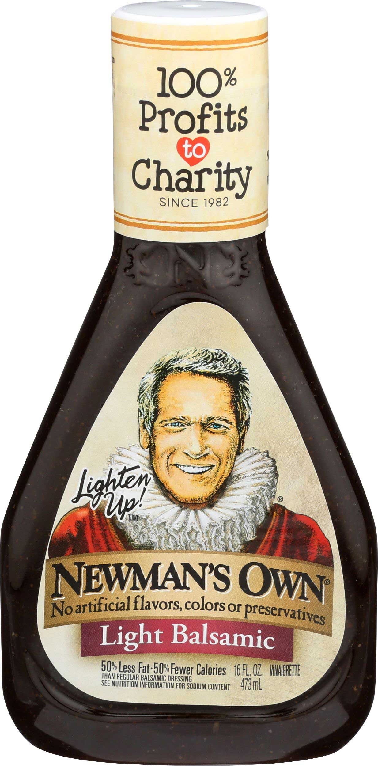 Newmans Own Light Balsamic Vinaigrette Dressing, 16 Ounce -- 6 per case