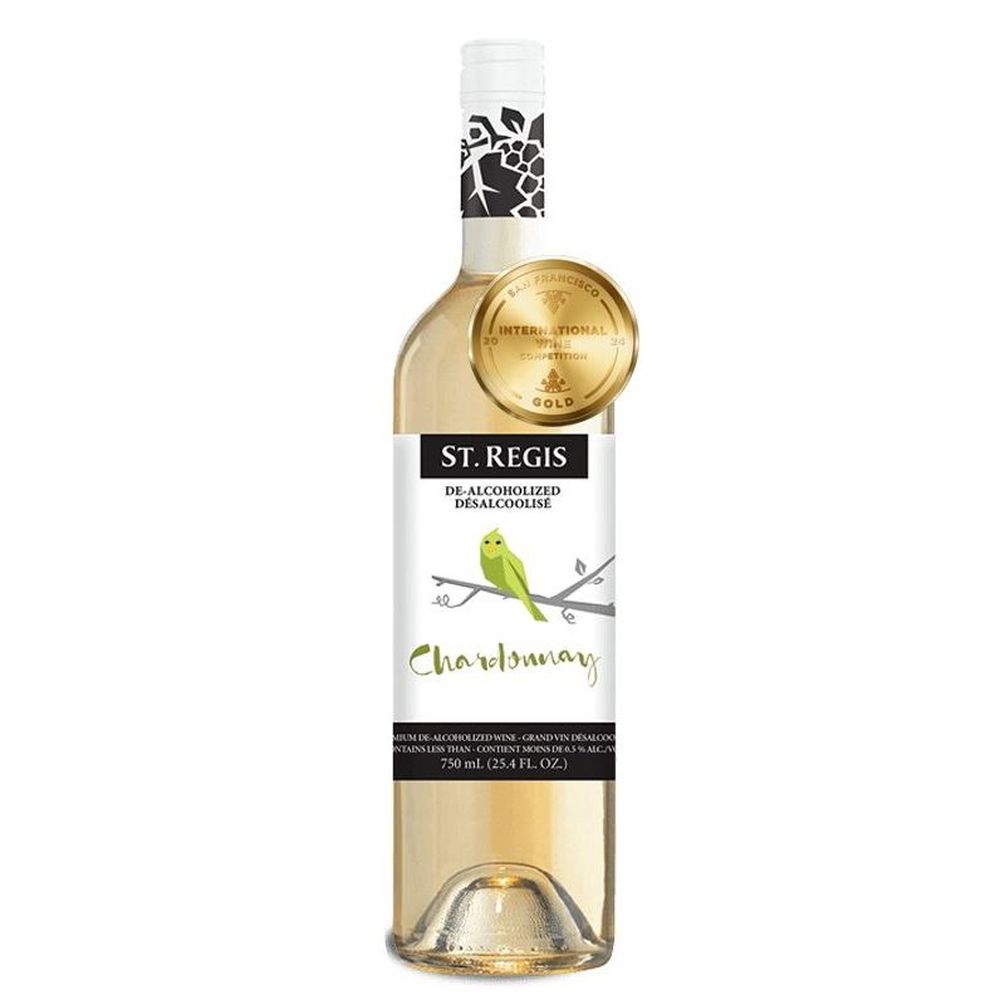 St Regis Chardonnay Non Alcoholic Wine, 750 Milliliter -- 6 per case