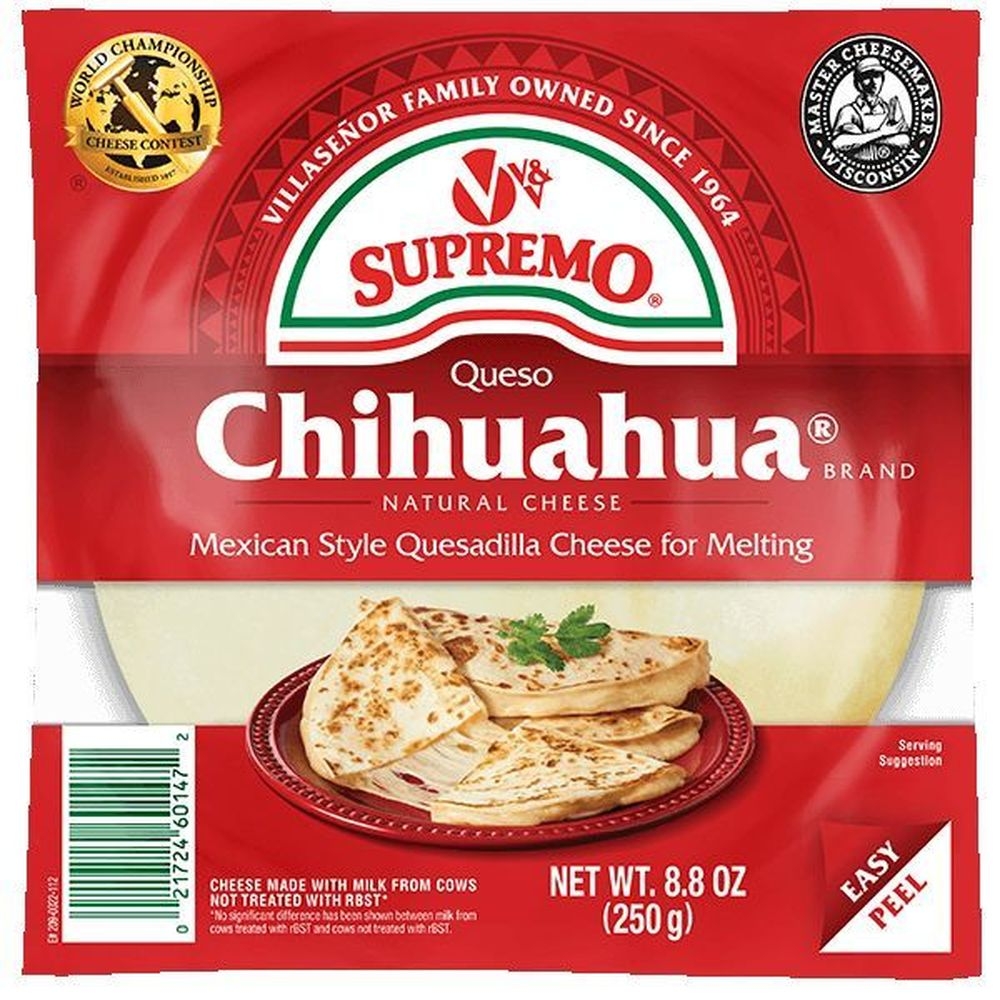 V and V Supremo Chihuahua Quesadilla Cheese, 8.82 Ounce -- 10 per case