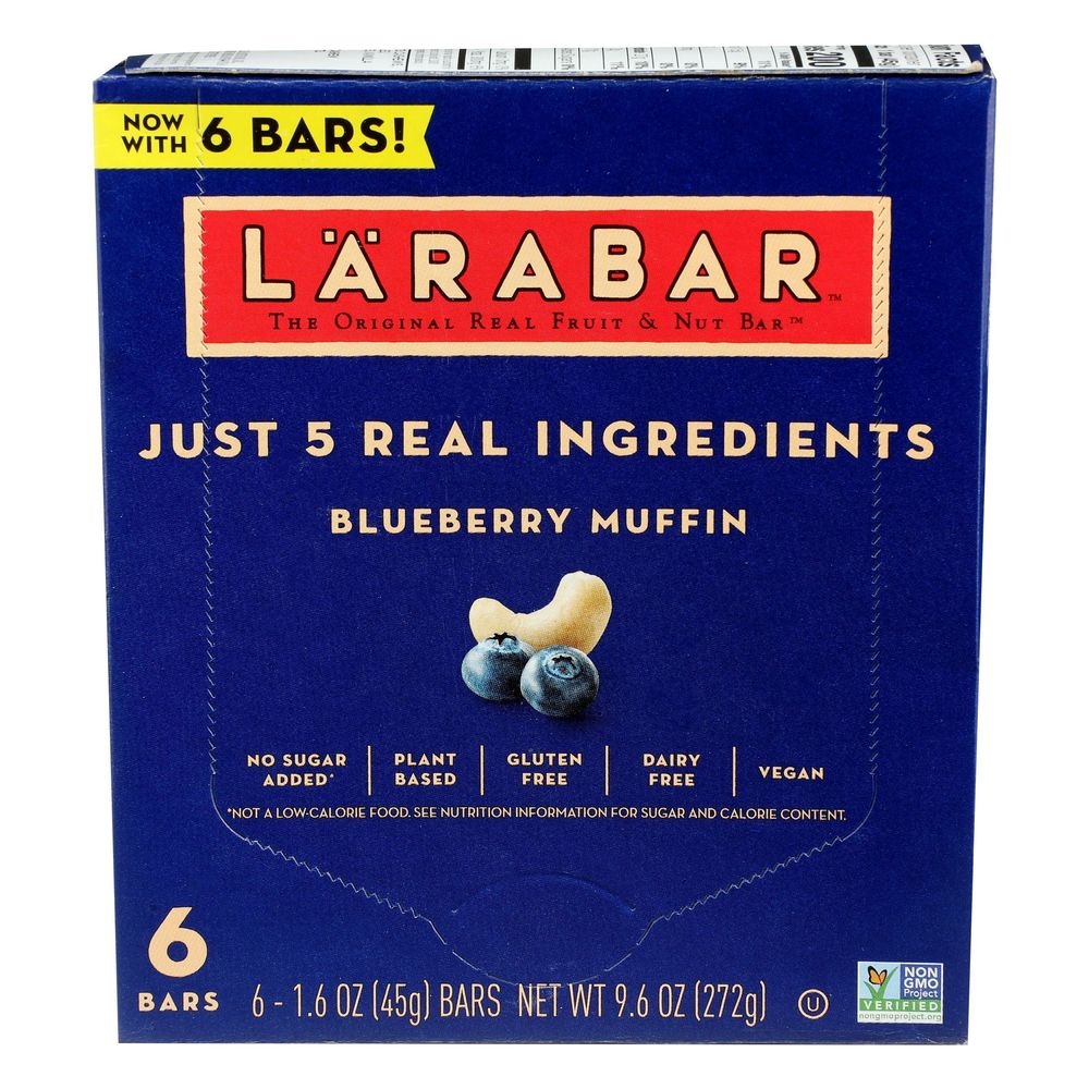Larabar Blueberry Muffin Bar, 1.6 Ounce -- 48 per case