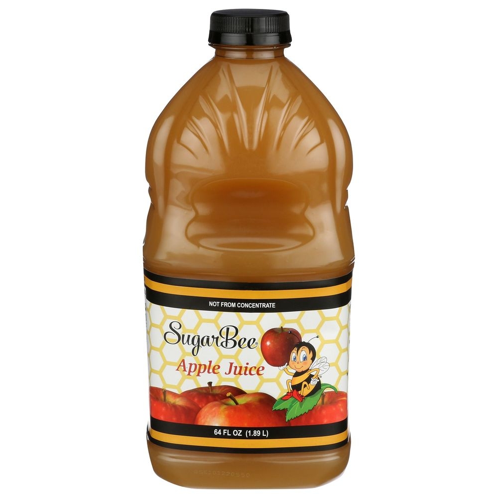 Sugar Bee Apple Juice, 64 Fluid Ounce -- 8 per case
