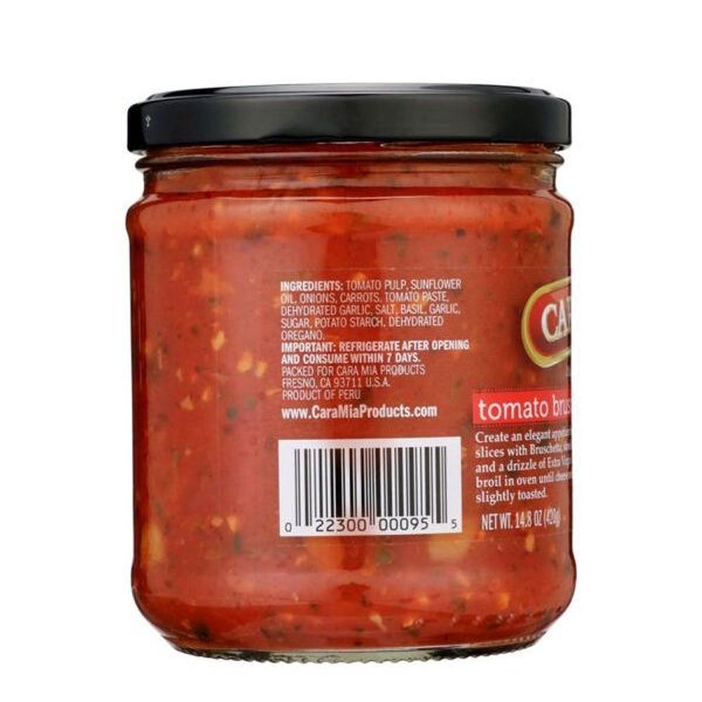 Cara Mia Tomato Bruschetta, 14.75 Ounce -- 6 per case