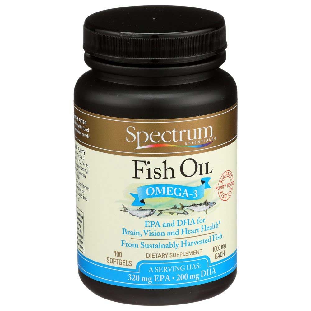 Spectrum Essentials Omega 3 Fish Oil Softgel - 100 count per pack