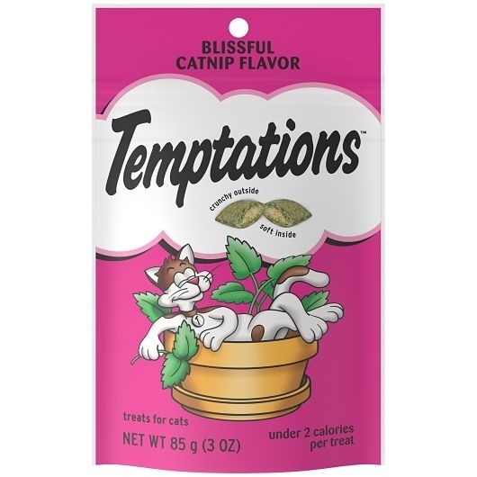 Whiskas Temptation Blissful Catnip Flavor Cat Treats, 3 Ounce -- 12 per case