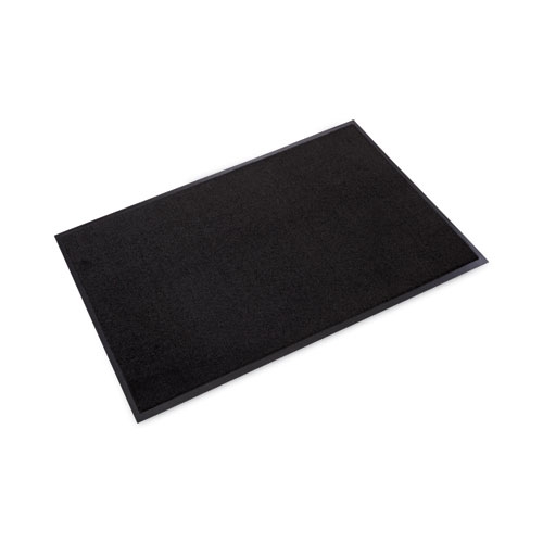 Crown Black Rely-On Olefin Indoor Wiper Mat, 48 x 72 inch