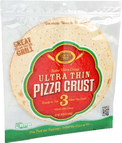 Golden Home Ultra Thin Pizza Crust, 14.25 Ounce -- 10 per case