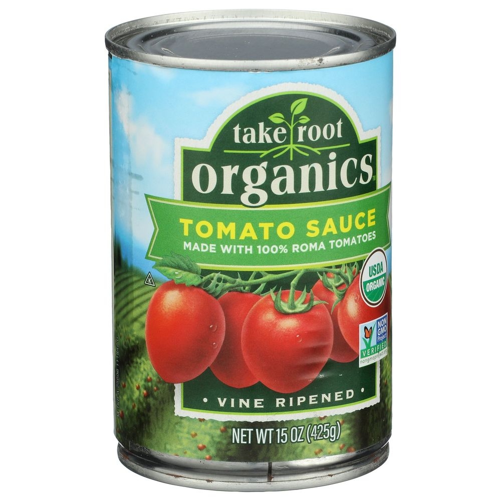 Take Root Organics Tomato Sauce, 15 Ounce -- 12 per case