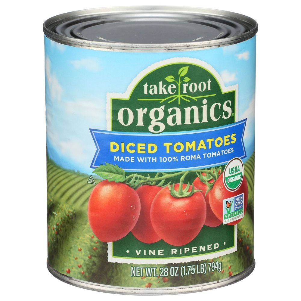 Take Root Organic Diced Tomatoes, 28 Ounce -- 6 per case