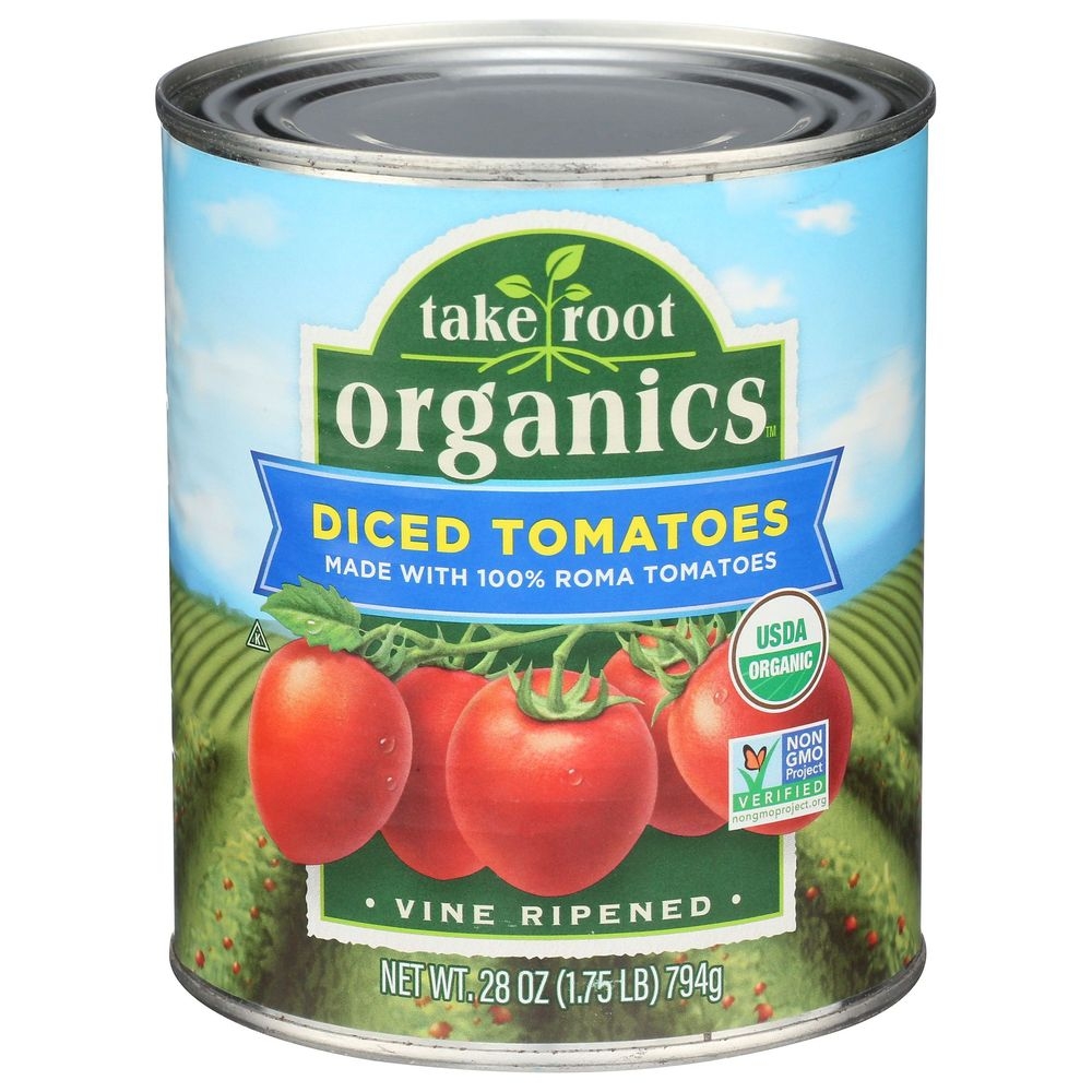 Take Root Organic Diced Tomatoes, 28 Ounce -- 6 per case