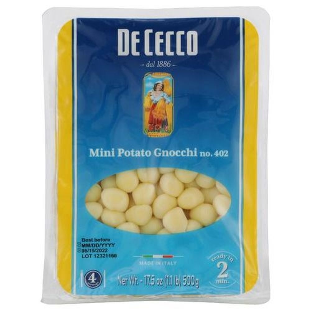 De Cecco No.402 Pasta Mini Potato Gnocchi, 17.5 Ounce -- 12 per case