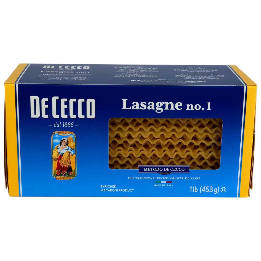 De Cecco No 1 Lasagna Pasta, 16 Ounce -- 12 per case