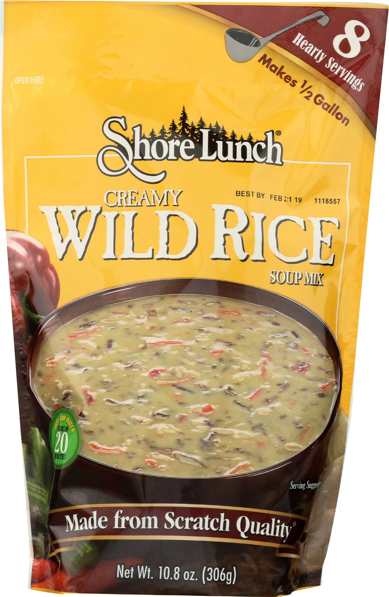 Shore Lunch Creamy Wild Rice Soup Mix, 10.8 Ounce -- 6 per case