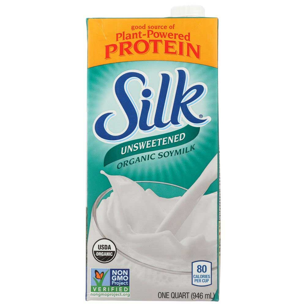 Silk Soymilk - Unsweet Aseptic, 32 Ounce -- 6 per case.