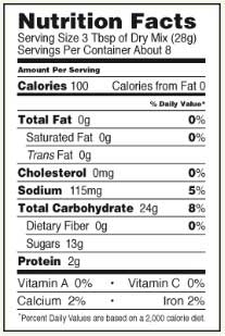 Calhon Bend Mill Apple Crisp Mix, 8 Ounce -- 6 per case