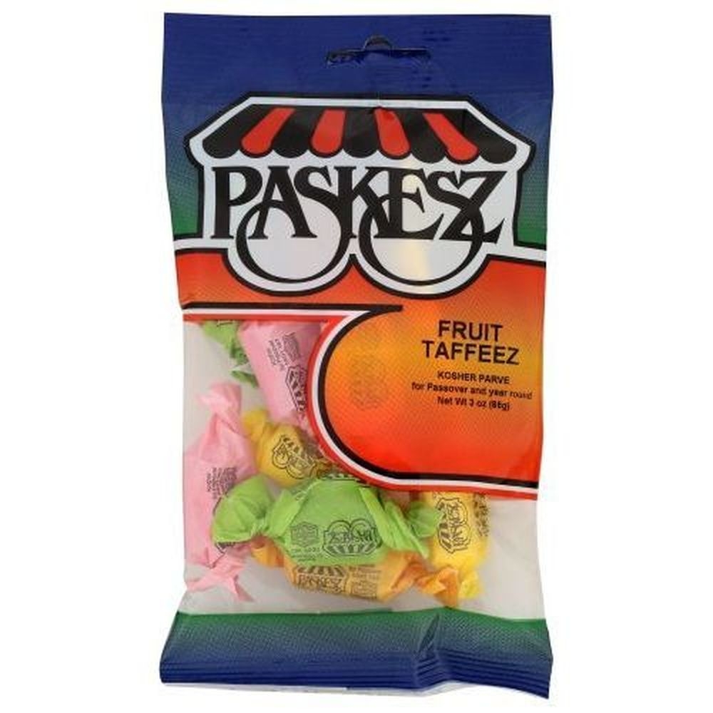 Paskesz Fruit Taffy, 3 Ounce -- 24 per case