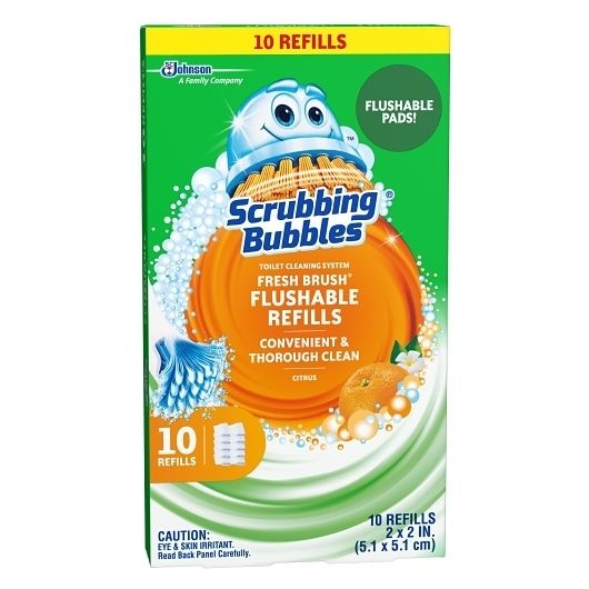Scrubbing Bubbles Fresh Brush Flushable Refill -- 120 per case.