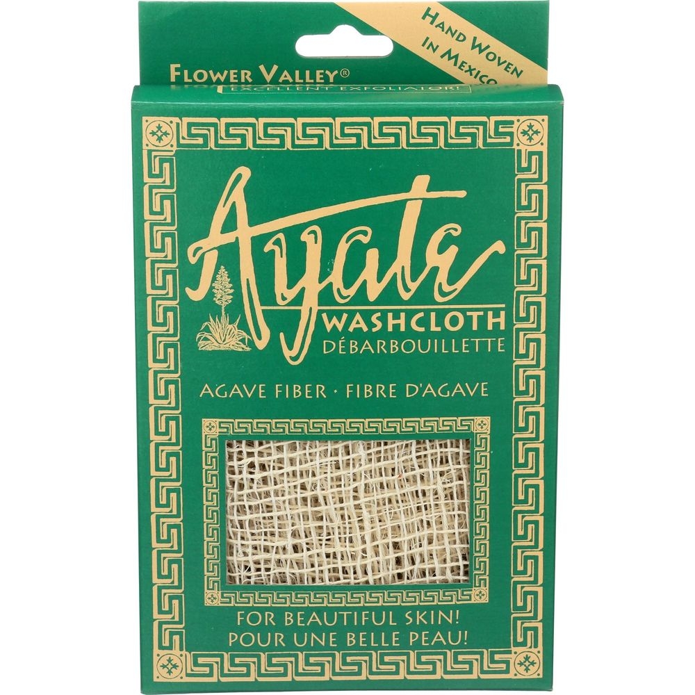 Flower Valley Ayate Agave Fiber Washcloth