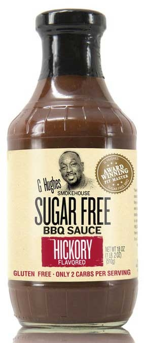G Hughes Smokehouse Sugar Free Hickory Flavored BBQ Sauce, 18 Ounce -- 6 per case