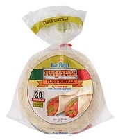 La Real Fajita Flour Tortilla, 6 inch -- 12 per case