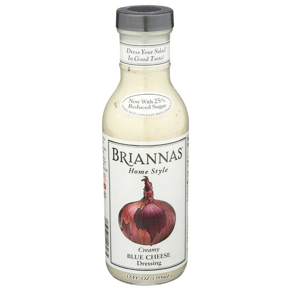 Briannas True Blue Cheese Dressing, 12 Ounce -- 6 per case.