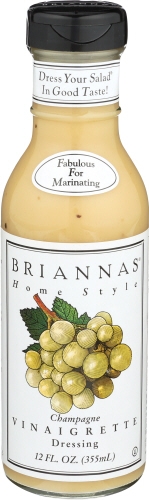 Briannas Champagne Caper Vinaigrette Dressing, 12 Ounce -- 6 per case