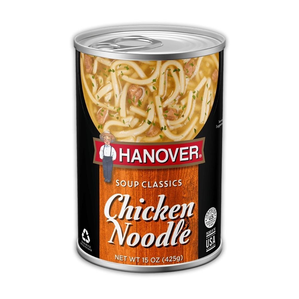 Hanover Chicken Noodle Soup, 15 Ounce -- 12 per case